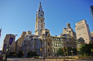 Philadelphia City Hall, home of the Register of Wills, in 2011. Photo by Antoine Taveneaux