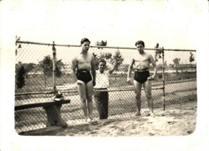 Grandpop's physique, at right.